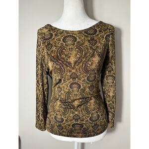 Vintage Y2K No Boundaries Whimsygoth Boho Fairy Top Size S